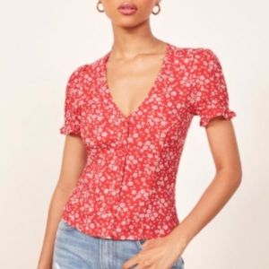 Reformation Allegra Top